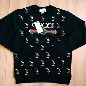 Gucci Sweatshirt Men's Micky Mouse Printed Nwt!!!